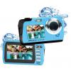 Easypix W3048-I "Edge" digitální fotoaparát 48 Megapixel Ice , modrá voděodolný, přední displej