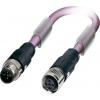 LAPP AB-PB-M12MS-5,0PUR-M12FS datový zástrčkový konektor pro senzory - aktory, upravený, 22260776, piny: 2, 5.00 m, 1 ks