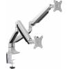 LogiLink držák na stůl pro monitor BP0043 2 Displej: (s) 33,0 cm (13) - 81,3 cm (32) stříbrná nastavitelná výška, naklápěcí, nakláněcí, otočný