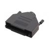 Encitech Connectors Plášť D-Sub, řada: 6560, orientace těla: Rovný, materiál pouzdra: Zinek, barva: Černá, Plášť D-Sub