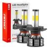 LED žárovka H4 COB 4Side, 6500K, 12–24 V, 38 W LED žárovka H4 COB 4Side, 6500K, 12–24 V, 38 W