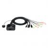 Přepínač KVM, 3,5mm Audio Jack Female 2portový USB, počet zobrazení: 1 1 Aten, video připojení: Display Port 4096 x 2160
