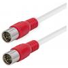Maxtrack antény, SAT kabel [1x F zástrčka - 1x F zástrčka] 9 m bílá