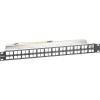 Intellinet 48-Port Patchpanel geschirmt und unbestückt 1 HE schwarz für Keystone-Jacks 483 mm (19) nevybavený specifikací 1 U černá neosazený