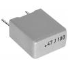 Kemet 1 ks fóliový kondenzátor MKT radiální 100 V/DC, 63 V/AC 10 % (d x š x v) 10.0 x 2.5 x 7.0 mm