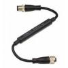 Pepperl+Fuchs V19-G-EMV-BK0,3M-PVC-V19-G upravený zástrčkový konektor pro senzory - aktory, 257642, piny: 8, 0.25 m, 1 ks