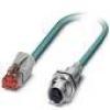 Phoenix Contact 1404205 RJ45 síťové kabely, propojovací kabely CAT 5e S/FTP 0.50 m modrá stíněný 1 ks Phoenix Contact 1404205 RJ45 síťové kabely, propojovací kabely CAT 5e S/FTP 0.50 m modrá stíněný 1 ks
