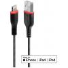LINDY USB kabel USB 2.0 Apple Lightning konektor, USB-A zástrčka 1.00 m černá 31291