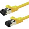 Value 21.99.1823 RJ45 síťové kabely, propojovací kabely CAT 8.1 S/FTP 3 m žlutá 1 ks Value 21.99.1823 RJ45 síťové kabely, propojovací kabely CAT 8.1 S/FTP 3 m žlutá 1 ks