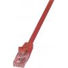 LogiLink CQ2024U RJ45 síťové kabely, propojovací kabely CAT 6 U/UTP 0.50 m červená samozhášecí, s ochranou 1 ks LogiLink CQ2024U RJ45 síťové kabely, propojovací kabely CAT 6 U/UTP 0.50 m červená samozhášecí, s ochranou 1 ks