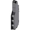 Siemens 3VA9988-0AA12 pomocný spínač 1 ks 1 přepínací kontakt Rozsah nastavení (proud): 6 A (max) Spínací napětí (max.): 240 V/AC (š x v x h) 7 x 56 x 30 mm