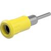 Staubli Testovací zásuvka, 4 mm, 30V ac, 25A, Žlutá, Vnitřní Pájecí, materiál kontaktu: Slitina měď-zinek, délka: 34.5 Staubli Testovací zásuvka, 4 mm, 30V ac, 25A, Žlutá, Vnitřní Pájecí, materiál kontaktu: Slitina měď-zinek, délka: 34.5