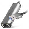 AXAGON USB 2.0 adaptér [1x USB-A konektor - 1x RJ45 zásuvka]