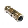 Kulatý konektor, počet kontaktů: 4, Kabel, velikost: M12 Bulgin, pohlaví kontaktu: Vnitřní, orientace těla: Rovný