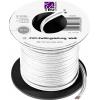 TRU COMPONENTS 1571331 lanko/ licna 2 x 0.75 mm² bílá 10 m