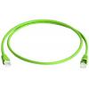 Telegärtner 100008982 RJ45 síťové kabely, propojovací kabely CAT 6A S/FTP 10.00 m zelená samozhášecí, s ochranou, párové stínění, dvoužilový stíněný, bez Telegärtner 100008982 RJ45 síťové kabely, propojovací kabely CAT 6A S/FTP 10.00 m zelená samozhášecí, s ochranou, párové stínění, dvoužilový stíněný, bez