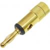 RS PRO Banánek, 4 mm, 30V, 24A, Černá, Vnější Přenos, materiál kontaktu: Mosaz, délka: 42 mm, pokovení kontaktu: Zlatá RS PRO Banánek, 4 mm, 30V, 24A, Černá, Vnější Přenos, materiál kontaktu: Mosaz, délka: 42 mm, pokovení kontaktu: Zlatá