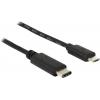Delock USB kabel USB 2.0 USB-C ® zástrčka, USB Micro-B zástrčka 1.00 m černá 83602