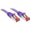 LINDY 47821 RJ45 síťové kabely, propojovací kabely CAT 6 S/FTP 0.50 m fialová s ochranou 1 ks LINDY 47821 RJ45 síťové kabely, propojovací kabely CAT 6 S/FTP 0.50 m fialová s ochranou 1 ks