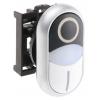 Eaton Hlava tlačítka, řada: RMQ Titan M22 Bílá, Černá Okamžité, průměr výřezu: 22 mm IP66 Eaton Hlava tlačítka, řada: RMQ Titan M22 Bílá, Černá Okamžité, průměr výřezu: 22 mm IP66