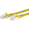 Metz Connect 1308451077-E RJ45 síťové kabely, propojovací kabely CAT 6A S/FTP 1.00 m žlutá s ochranou 1 ks Metz Connect 1308451077-E RJ45 síťové kabely, propojovací kabely CAT 6A S/FTP 1.00 m žlutá s ochranou 1 ks