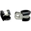 RS PRO Spona tvaru P 8 mm (vnitřní prům.), Černá, Zinek, Nerezová ocel RS PRO Spona tvaru P 8 mm (vnitřní prům.), Černá, Zinek, Nerezová ocel