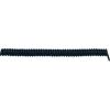 LAPP 73222341 spirálový kabel X05VVH8-F 300 mm / 900 mm 5 G 0.75 mm² černá 1 ks