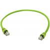 Telegärtner 100008284 RJ45 síťové kabely, propojovací kabely CAT 6A S/FTP 2.00 m zelená samozhášecí, s ochranou, párové stínění, dvoužilový stíněný, krytí PUR, Telegärtner 100008284 RJ45 síťové kabely, propojovací kabely CAT 6A S/FTP 2.00 m zelená samozhášecí, s ochranou, párové stínění, dvoužilový stíněný, krytí PUR,