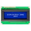 Monochromatický LCD displej, řada: 204 g Alfanumerické podsvícení LED Žlutá, Zelená 8bitový, 4 bitů Displaytech Modrá 2 Monochromatický LCD displej, řada: 204 g Alfanumerické podsvícení LED Žlutá, Zelená 8bitový, 4 bitů Displaytech Modrá 2