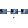 Manhattan držák na stůl pro monitor 461658 3 Displej: (s) 33,0 cm (13) - 68,6 cm (27) černá nastavitelná výška, naklápěcí, nakláněcí