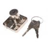 Vrchní zámek S klíčem, Klíč, hloubka od panelu k jazýčku: 24.5 mm, Chromová 19.7 mm Euro-Locks a Lowe & Fletcher group Vrchní zámek S klíčem, Klíč, hloubka od panelu k jazýčku: 24.5 mm, Chromová 19.7 mm Euro-Locks a Lowe & Fletcher group
