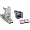 Value 26.99.0371, zástrčka RJ45, stříbrná (metalíza), 1 ks Value 26.99.0371, zástrčka RJ45, stříbrná (metalíza), 1 ks