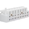 Hager KJ30T Univerzální svorka na elektroměru Hager KJ30T, 63A, blokovací, bez tre. Elektroměrová svorkovnice 1 ks