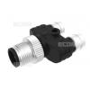 Y-konektor M12 vidlice na 2× M8 zásuvka, 3 piny, 60 V / 3 A, IP67