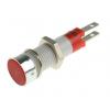 Indikátor pro montáž do panelu, řada: SKCD Červená, typ žárovky: LED Jazýček Signal Construct 14V 8 mm, IP67 Indikátor pro montáž do panelu, řada: SKCD Červená, typ žárovky: LED Jazýček Signal Construct 14V 8 mm, IP67