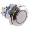 APEM Tlačítkový spínač, řada: AV IP65 SPST Okamžité Osvětlené 19.2 mm 50mA, barva LED: Modrá APEM Tlačítkový spínač, řada: AV IP65 SPST Okamžité Osvětlené 19.2 mm 50mA, barva LED: Modrá