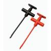 RS PRO Krokosvorka, velikost zásuvky: 4 mm, Černá, Červená 10A, 1000V, délka: 143 mm, Nylon, materiál kontaktu: Bronz RS PRO Krokosvorka, velikost zásuvky: 4 mm, Černá, Červená 10A, 1000V, délka: 143 mm, Nylon, materiál kontaktu: Bronz