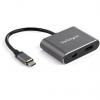 StarTech.com Adaptér, Thunderbolt 3, počet zobrazení: 1, 4 k, video připojení: HDMI, Mini DisplayPort, standard: USB
