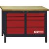 KS Tools 8650007 pracovní stůl (š x v x h) 1200 x 840 x 600 mm černá, červená KS Tools 8650007 pracovní stůl (š x v x h) 1200 x 840 x 600 mm černá, červená