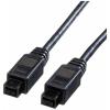 Roline Firewire kabel 1.80 m černá Roline Firewire kabel 1.80 m černá