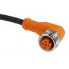 Kabel ovladače snímače, A: Vnitřní, A: M12 4, B: Volný konec, B: Neuzavřený, 300V, IP67, IP68, IP65, IP69K, řada: EVC