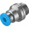 Festo Pneumatická armatura, řada: QS, 133008, 4mm Vnější průměr trubky, Vnější G 1/8 G Festo Pneumatická armatura, řada: QS, 133008, 4mm Vnější průměr trubky, Vnější G 1/8 G