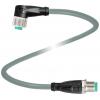 Pepperl+Fuchs V11-W-1M-PVC-V11-G upravený zástrčkový konektor pro senzory - aktory, 129954, piny: 3, 3, 1 m, 1 ks