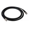 Koaxiální kabel, řada: BNC RG58, Černá Polyvinylchlorid, vnější průměr: 14.6 mm OD 3 m 50 Ω Telegartner S koncovkou