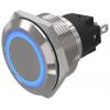 Indikátor, řada: 82 Modrá, typ žárovky: LED Pájecí zakončení EAO 12V ac/dc 22 mm, IP67, IP65 Indikátor, řada: 82 Modrá, typ žárovky: LED Pájecí zakončení EAO 12V ac/dc 22 mm, IP67, IP65