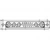 FCT from Molex Konektor D-Sub, řada: 172704, počet kontaktů: 15, orientace těla: Rovný, Zadní panel Vnitřní 2.84 mm,