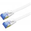 Value 21.99.2162 RJ45 síťové kabely, propojovací kabely CAT 6A F/UTP 2.00 m bílá stíněný, plochý, pozlacené kontakty 1 ks Value 21.99.2162 RJ45 síťové kabely, propojovací kabely CAT 6A F/UTP 2.00 m bílá stíněný, plochý, pozlacené kontakty 1 ks