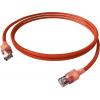 Easylan CS1ORADAD0010 RJ45 síťové kabely, propojovací kabely CAT 6A S/FTP 1.00 m červená (jasná) dvoužilový stíněný, bez halogenů, samozhášecí 1 ks Easylan CS1ORADAD0010 RJ45 síťové kabely, propojovací kabely CAT 6A S/FTP 1.00 m červená (jasná) dvoužilový stíněný, bez halogenů, samozhášecí 1 ks