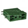 Vidlice 15EDGRH-3.50-04P-14-00A(H), 250 V / 7 A, 90°, zelená Vidlice 15EDGRH-3.50-04P-14-00A(H), 250 V / 7 A, 90°, zelená