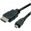 Roline green HDMI kabel Zástrčka HDMI-A, Zástrčka HDMI Micro-D 2.00 m černá 11.44.5581 4K UHD, bez halogenů HDMI kabel Roline green HDMI kabel Zástrčka HDMI-A, Zástrčka HDMI Micro-D 2.00 m černá 11.44.5581 4K UHD, bez halogenů HDMI kabel